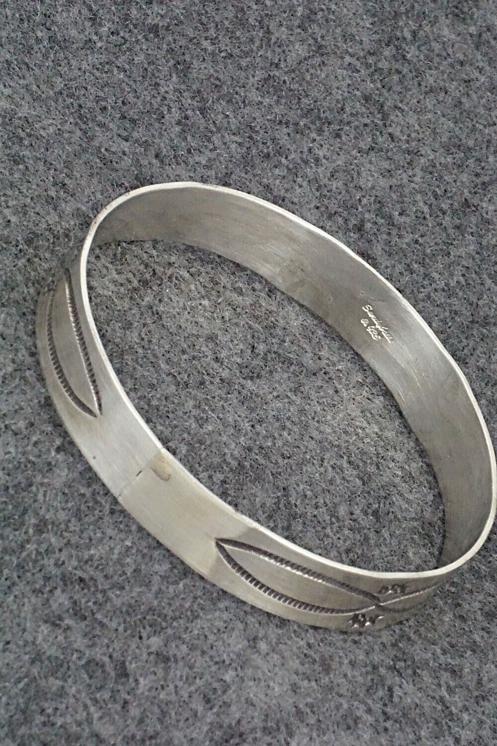 Sterling Silver Bangle Bracelet - Jerry Sandoval