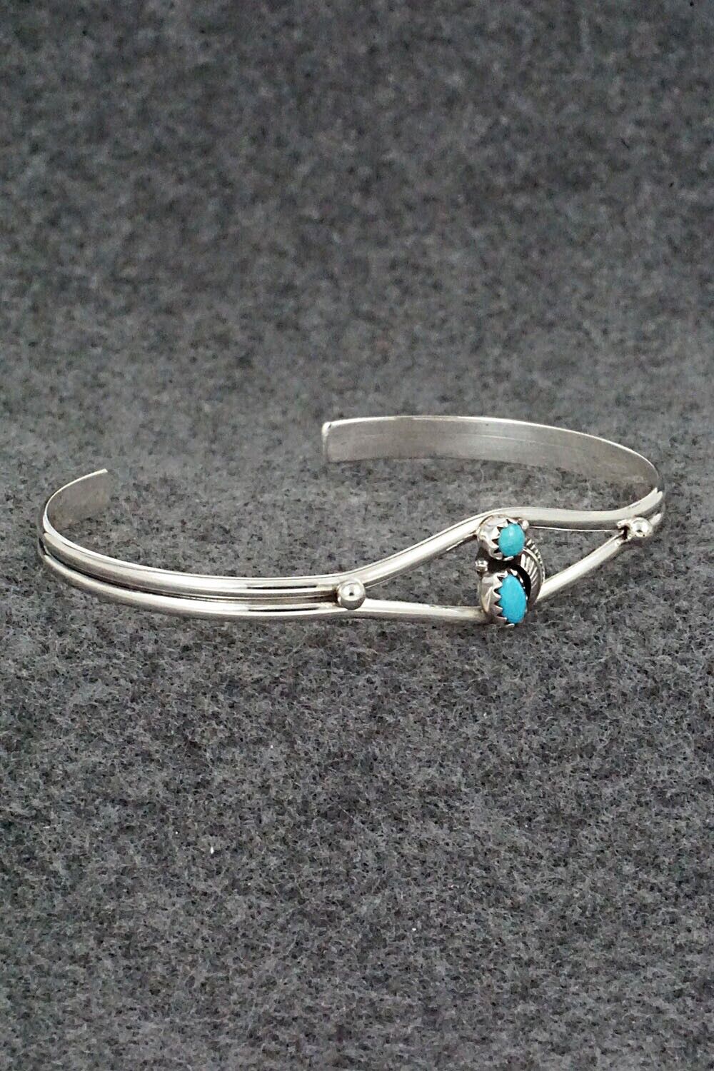 Turquoise & Sterling Silver Bracelet - Betty Hawthorne