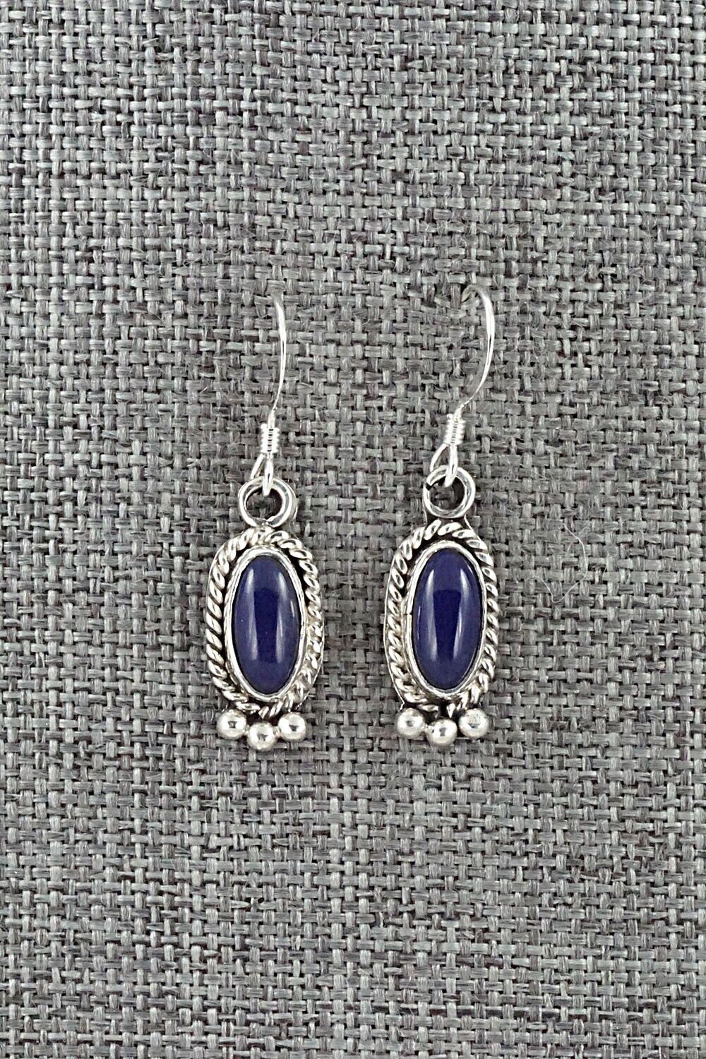 Lapis & Sterling Silver Earrings - Rosie Chee