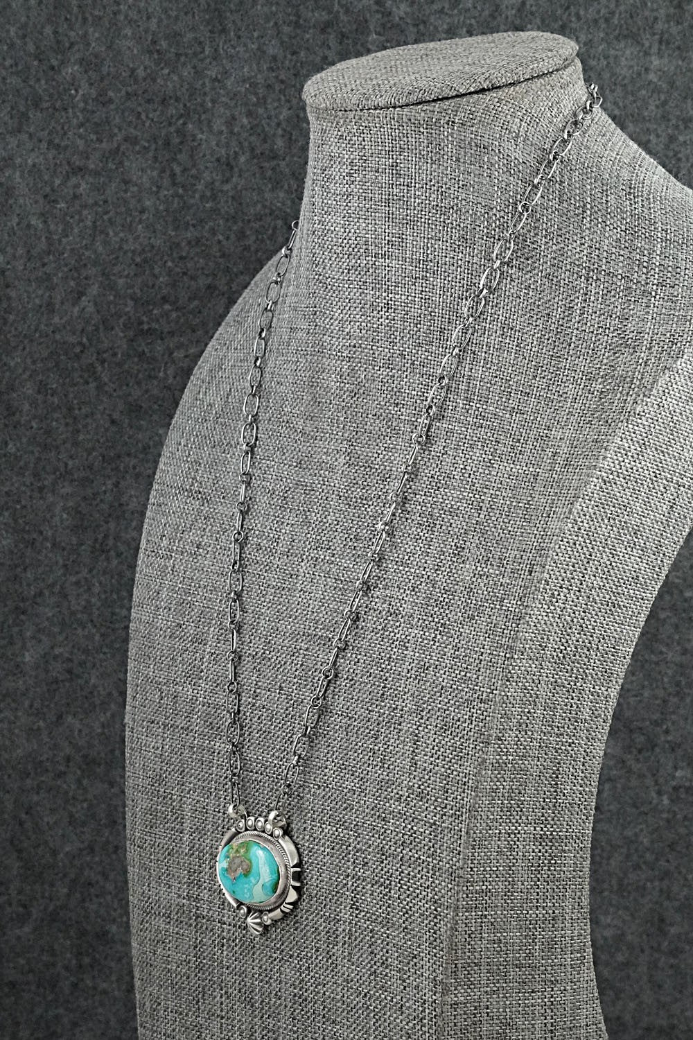 Turquoise & Sterling Silver Necklace - Daniel Benally