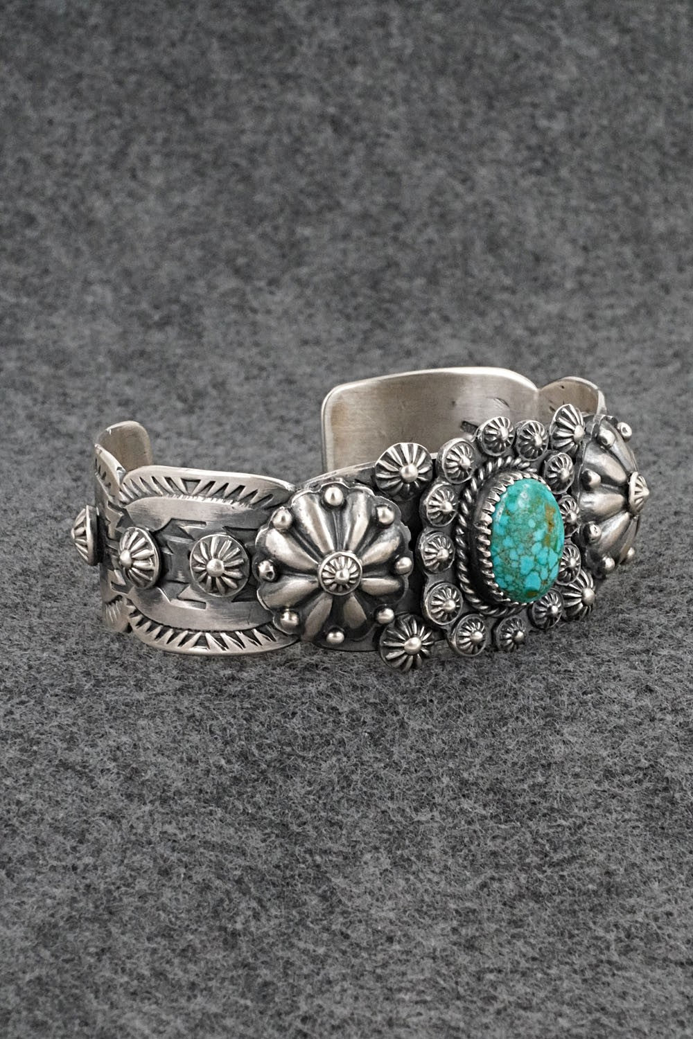 Turquoise & Sterling Silver Bracelet - Andrew Gordon