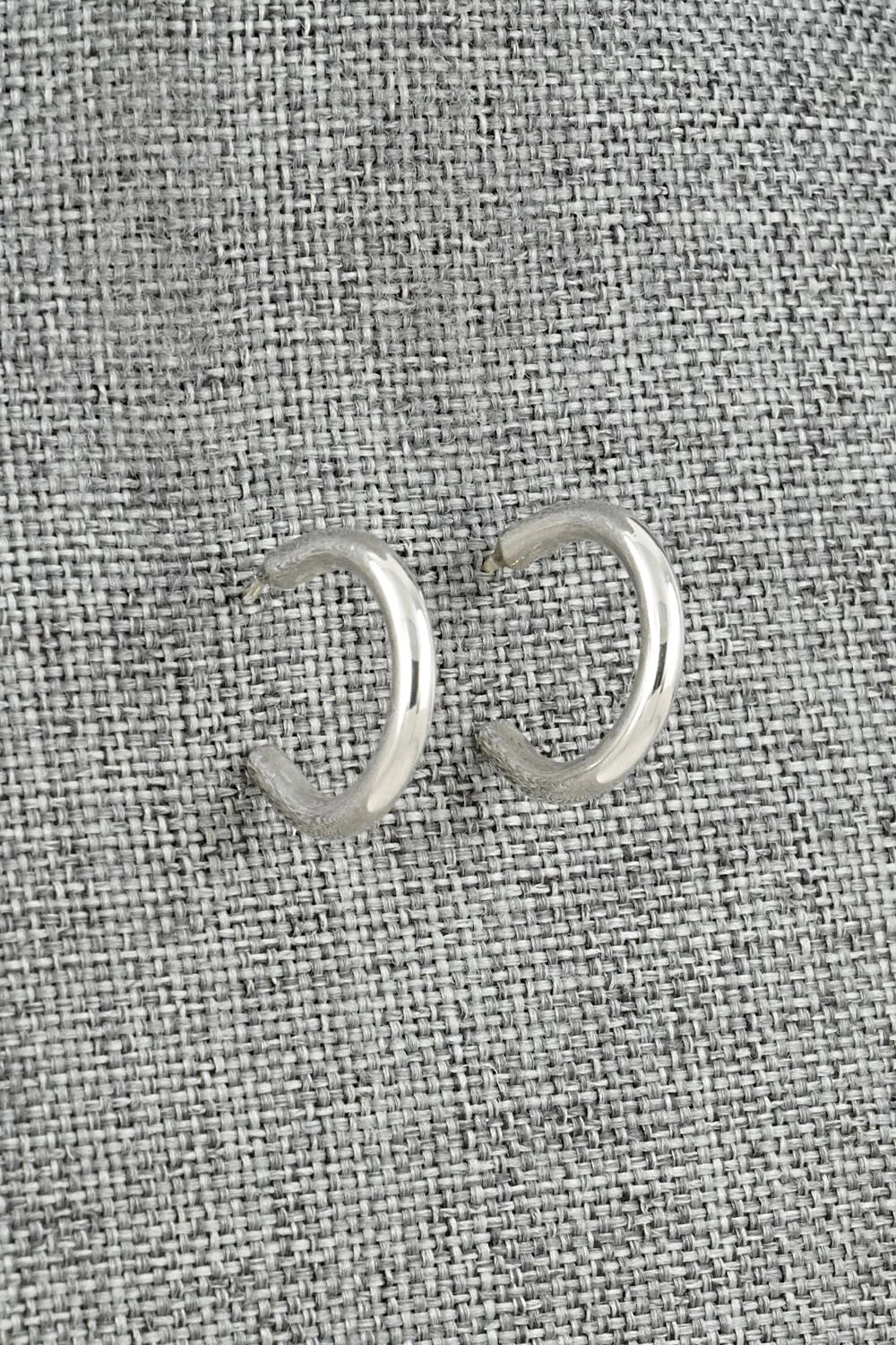 Sterling Silver Hoop Earrings - Elaine Tahe