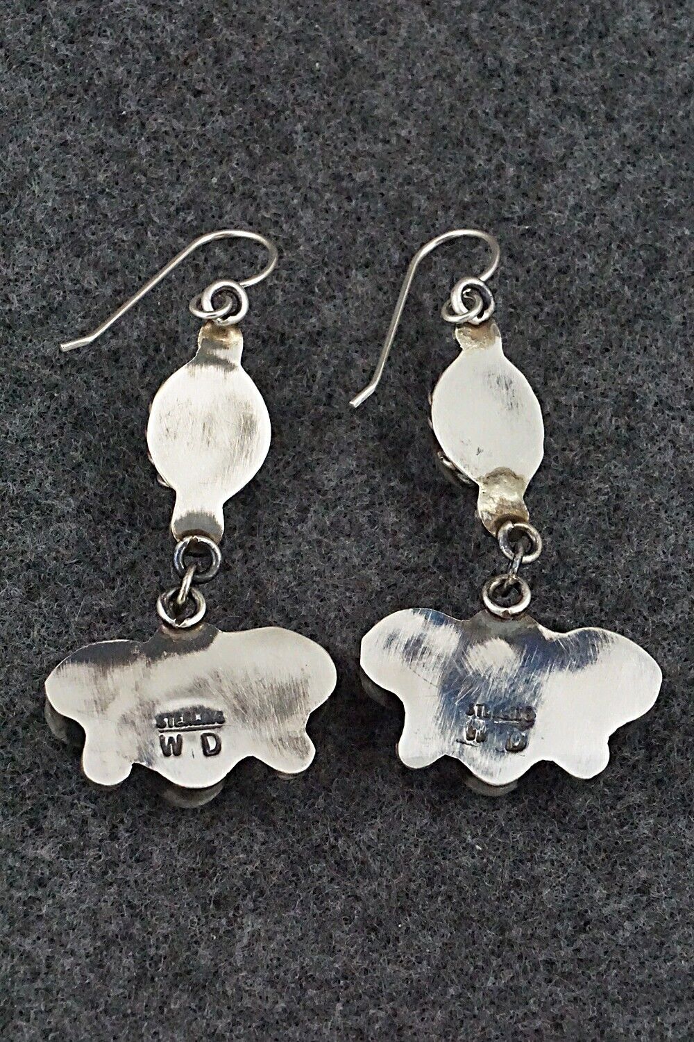 Turquoise & Sterling Silver Earrings - Wilson Dawes