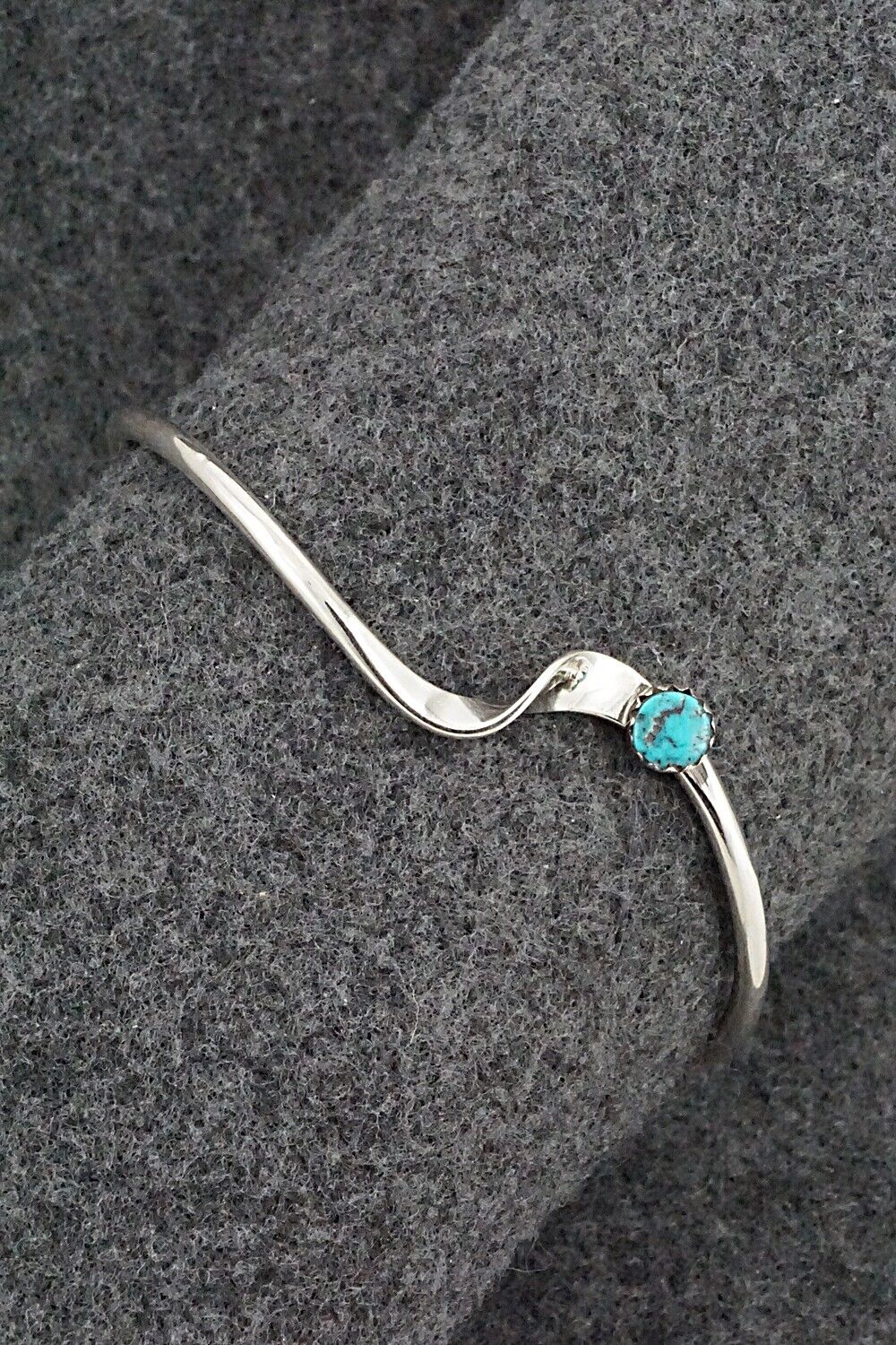 Turquoise & Sterling Silver Bracelet - Yolanda Skeets