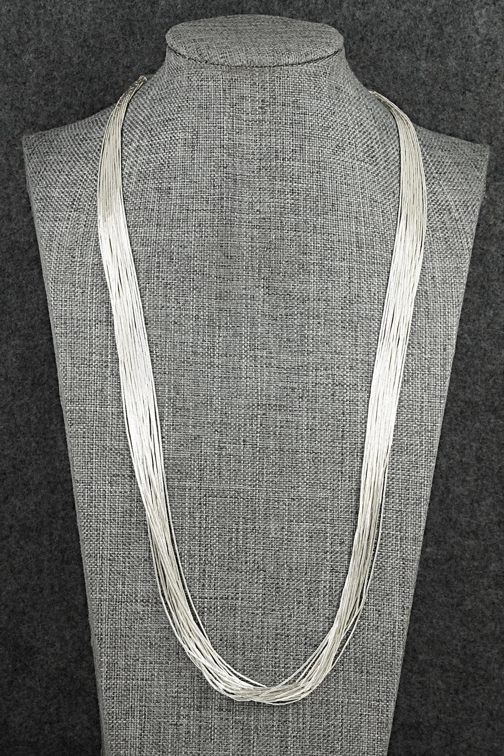Liquid Silver Necklace - Sterling Silver 24"
