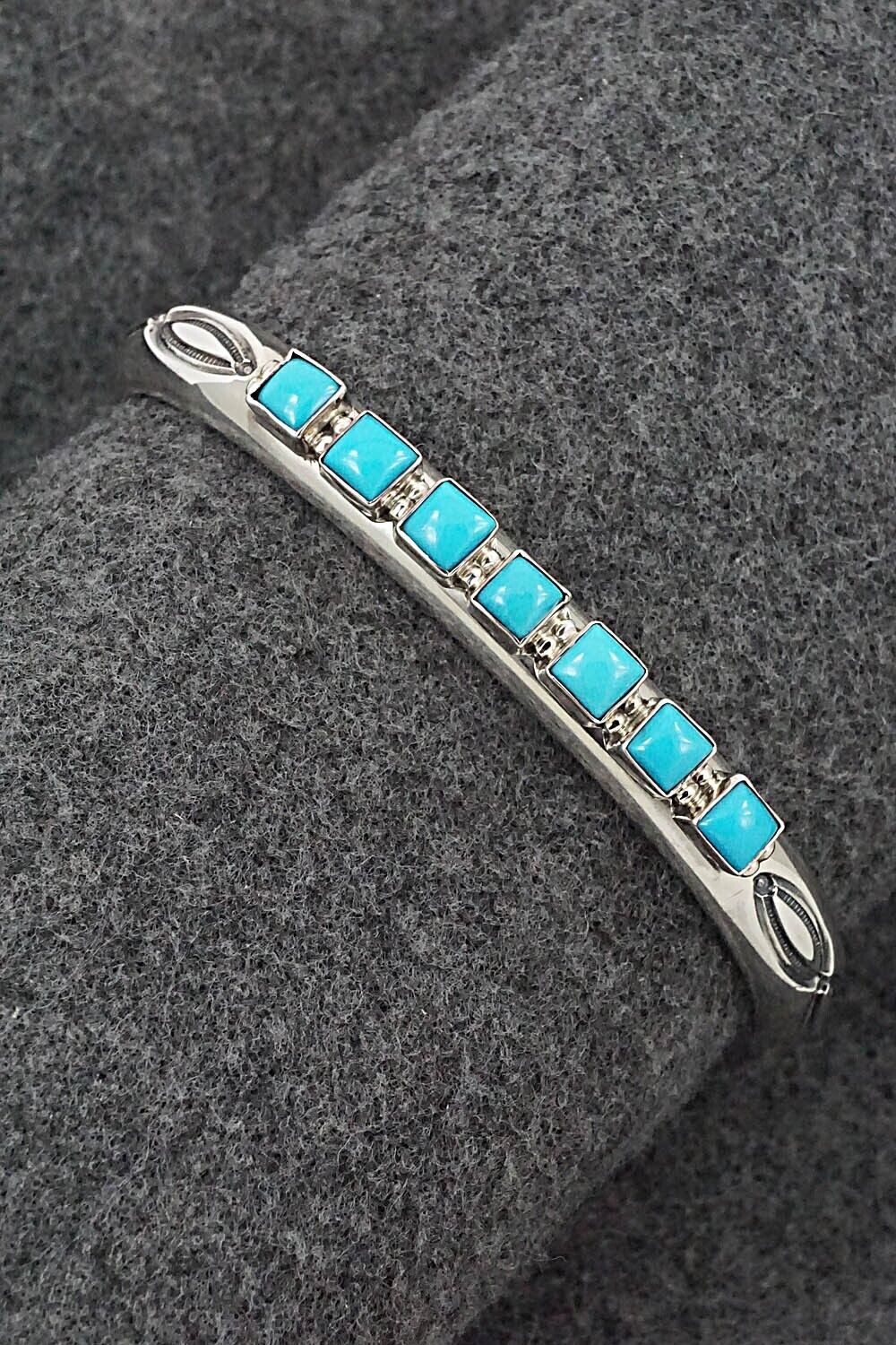 Turquoise & Sterling Silver Bracelet - Thomas Yazzie