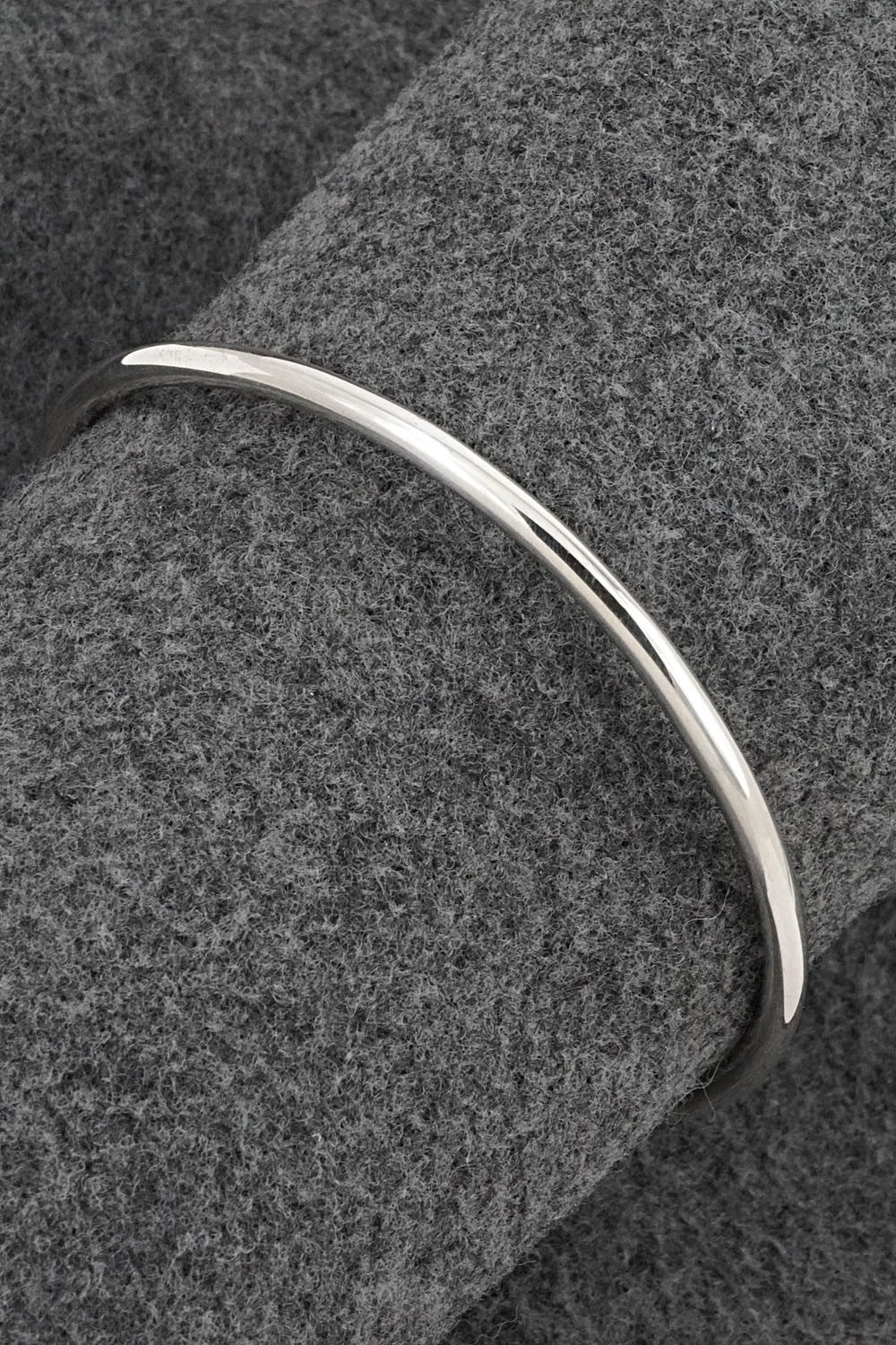 Sterling Silver Bangle Bracelet - Elaine Tahe