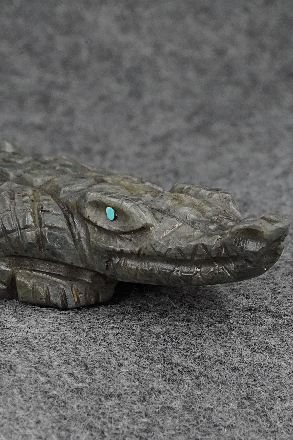 Alligator Zuni Fetish Carving - Tony Mackel