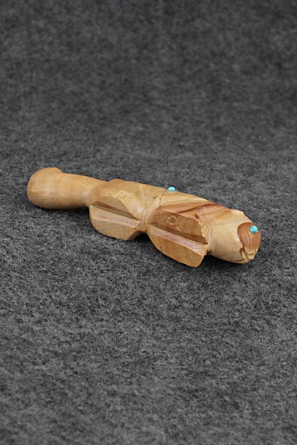 Mountain Lion Zuni Fetish Carving - Danette Laate
