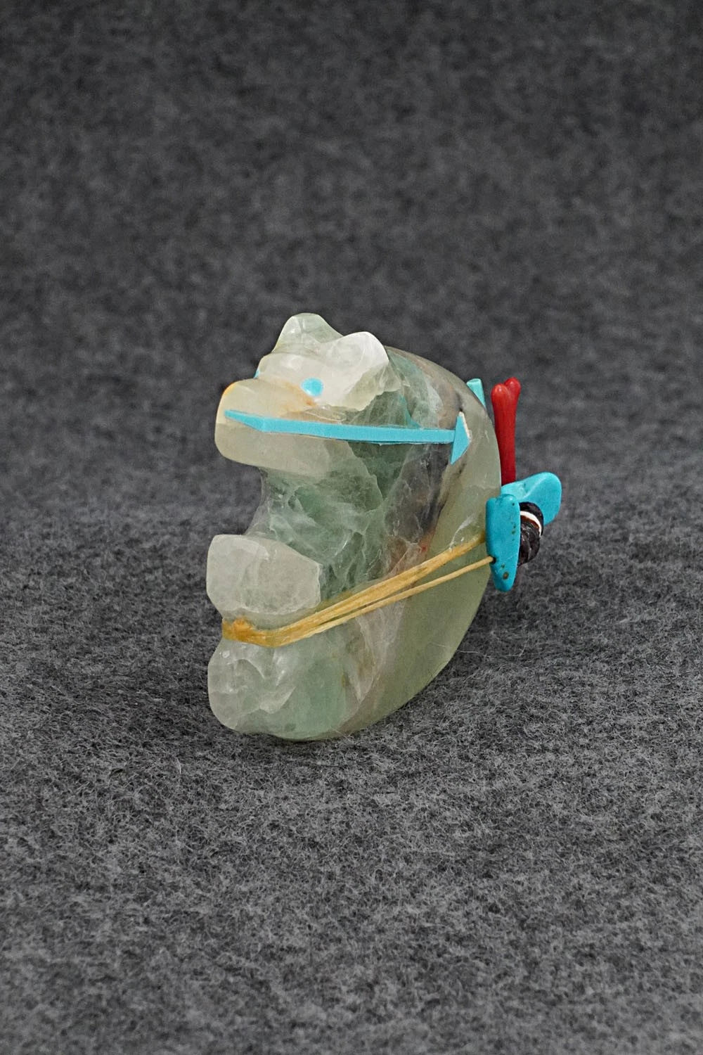 Bear Zuni Fetish Carving - Rodney Laiwakete