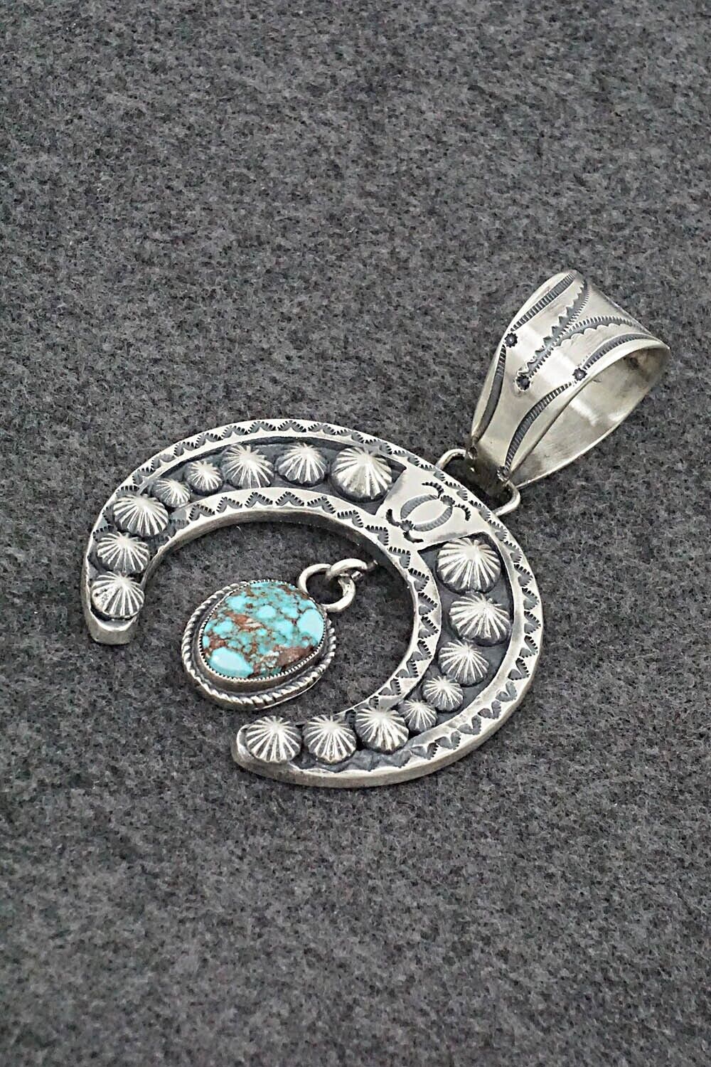 Turquoise & Sterling Silver Pendant - Dexter Martinez