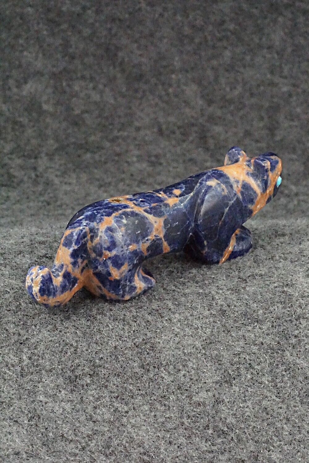 Mountain Lion Zuni Fetish Carving - Ronnie Lunasee