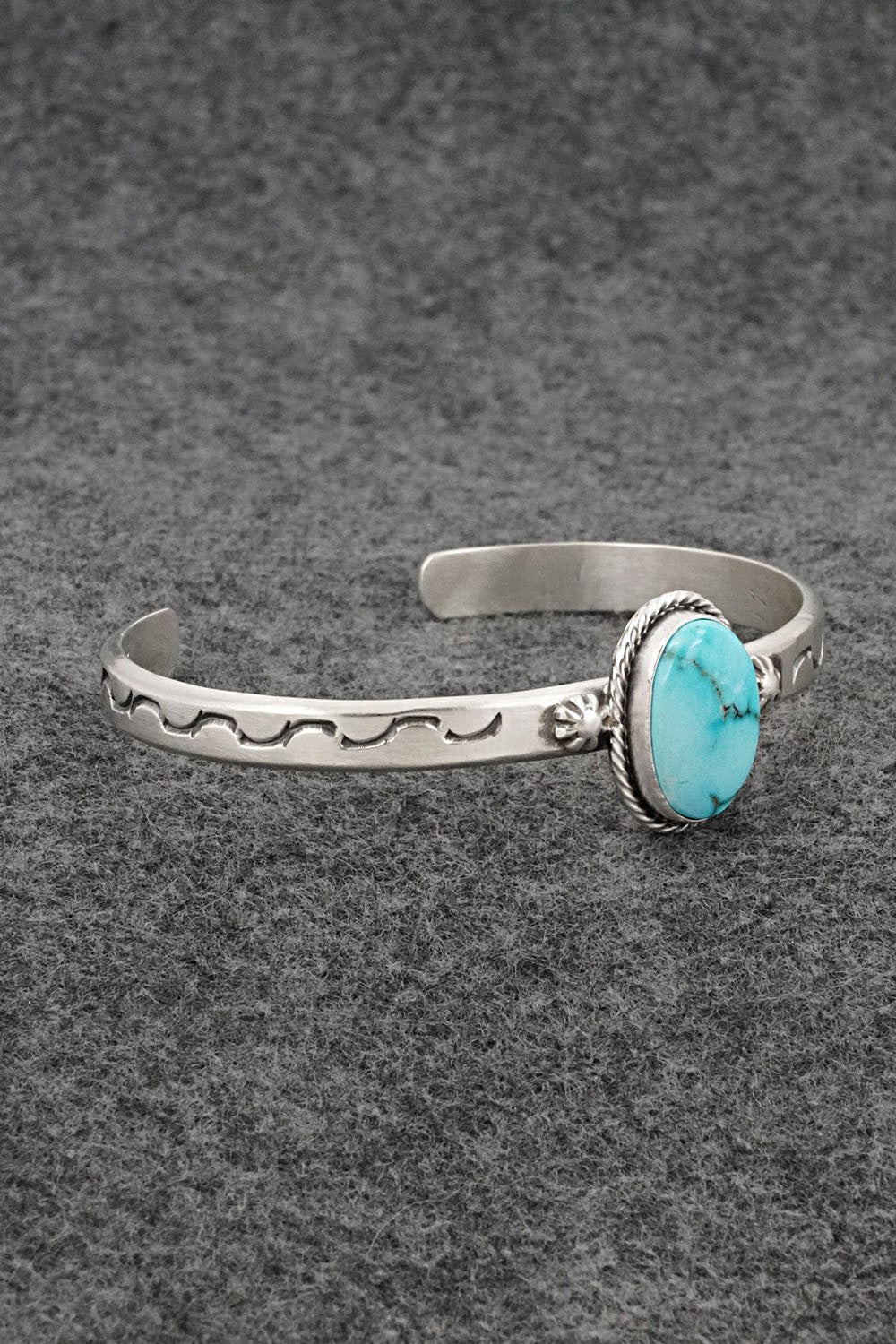 Turquoise & Sterling Silver Bracelet - Samuel Yellowhair