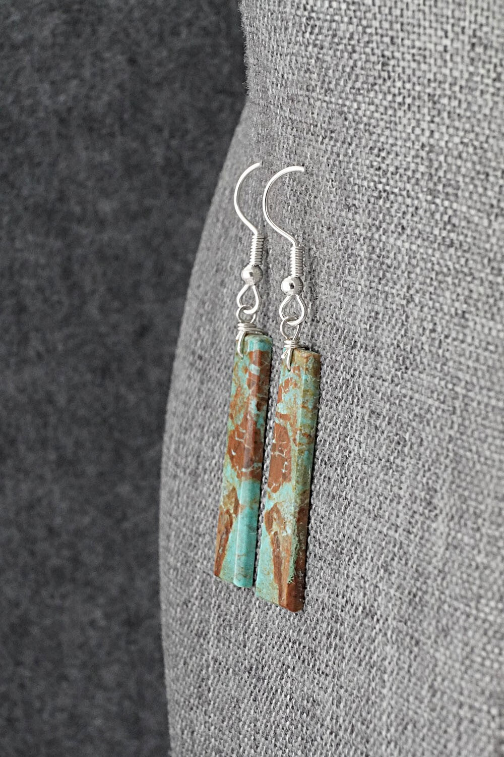 Turquoise & Sterling Silver Earrings - Tammy Nolcot