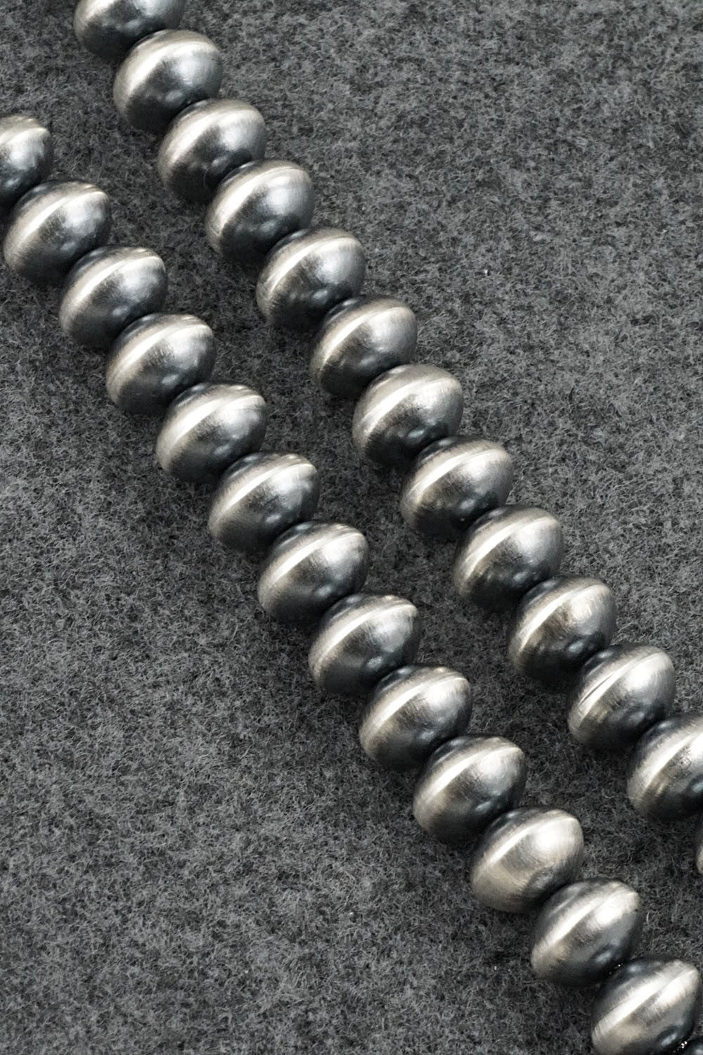 Sterling Silver Navajo Pearl Necklace 20" - Tonisha Haley