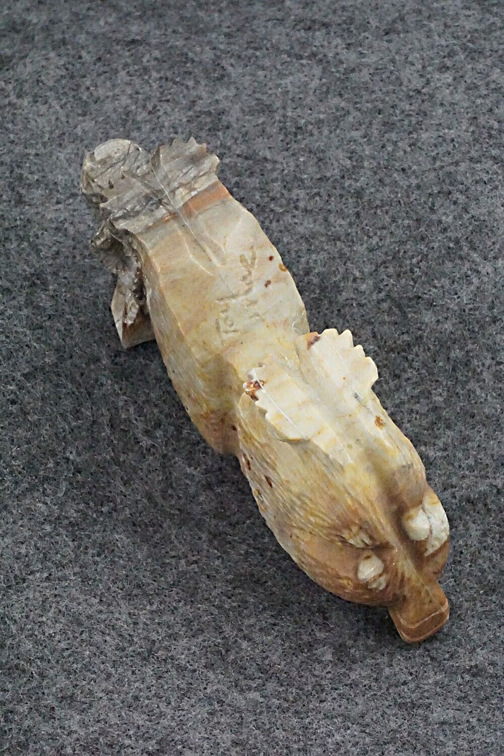 Bobcat Zuni Fetish Carving - Tony Mackel