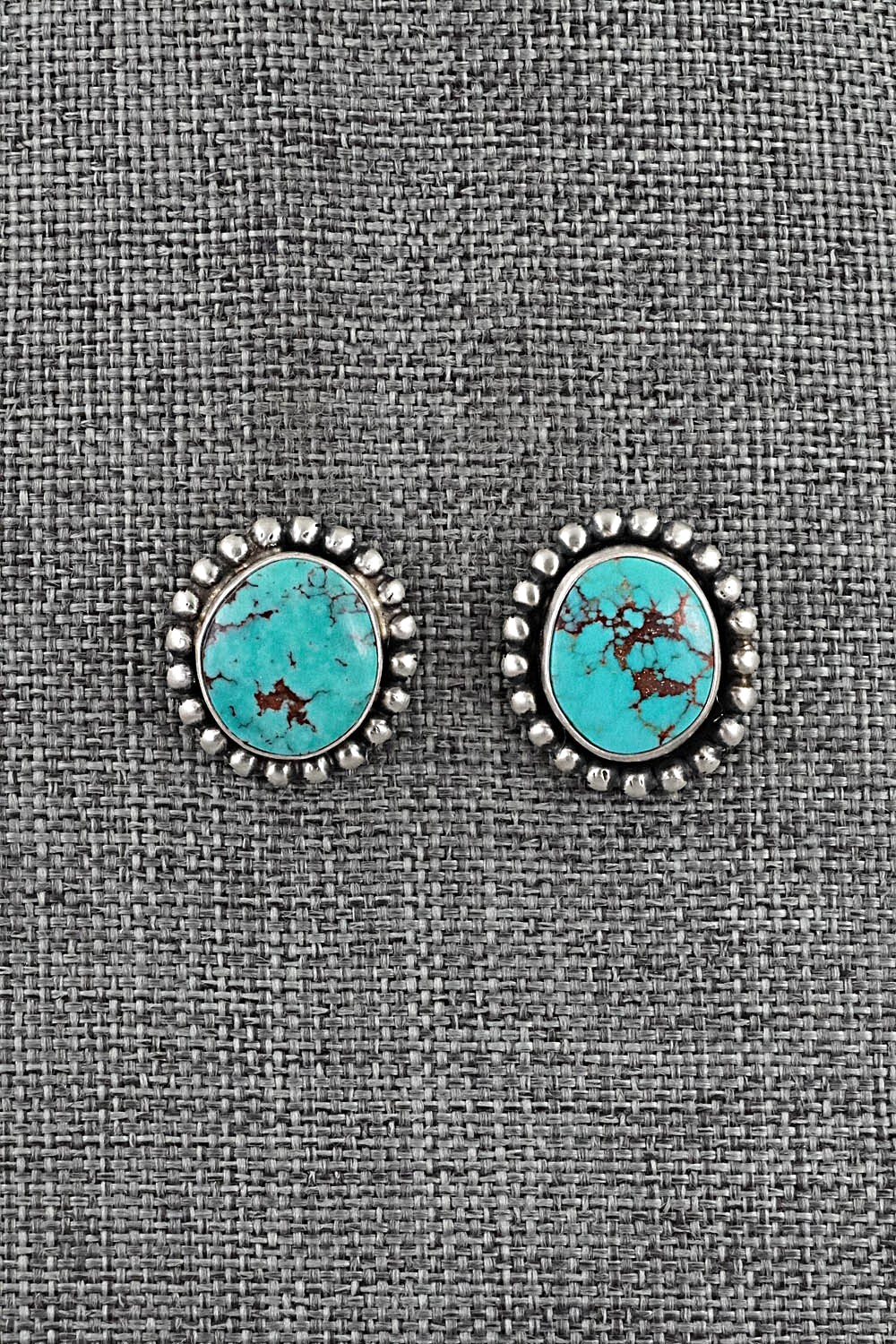 Turquoise & Sterling Silver Pendant and Earrings Set - Paul Livingston