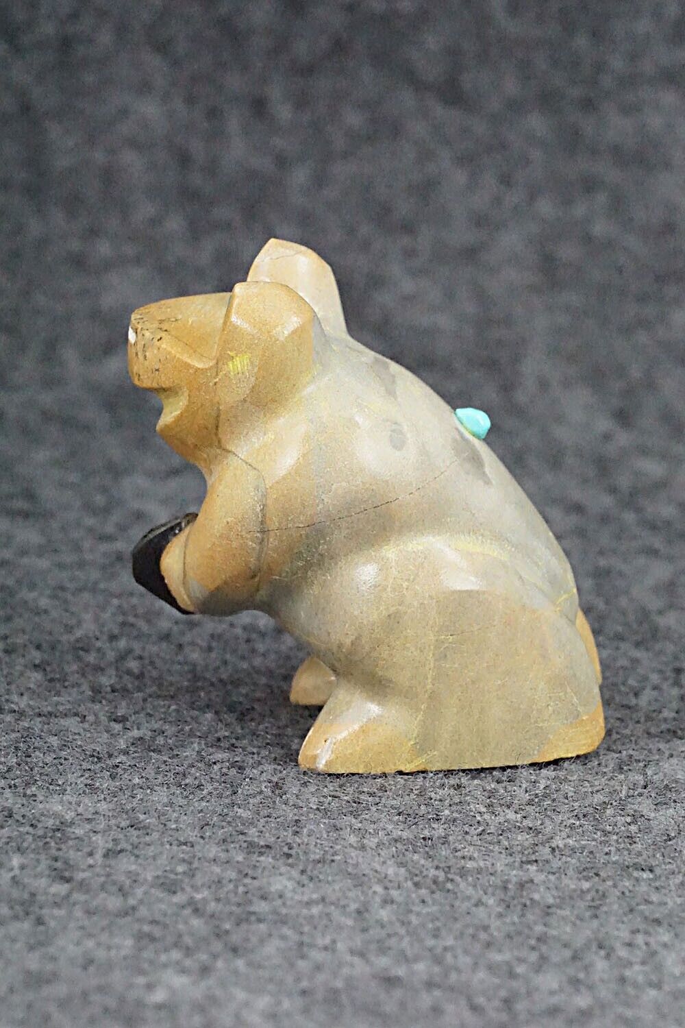 Frog Zuni Fetish Carving - Enrike Leekya