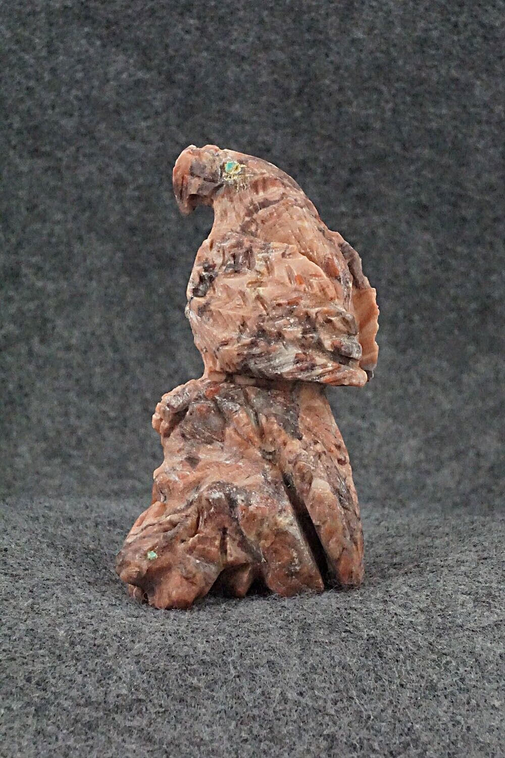 Eagle with Rabbit Zuni Fetish Carving - Jon Quam