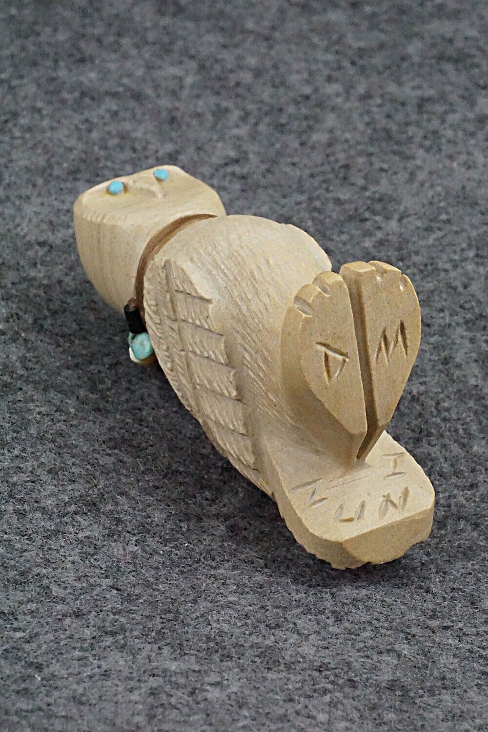 Barn Owl Zuni Fetish Carving - Douglas Martza