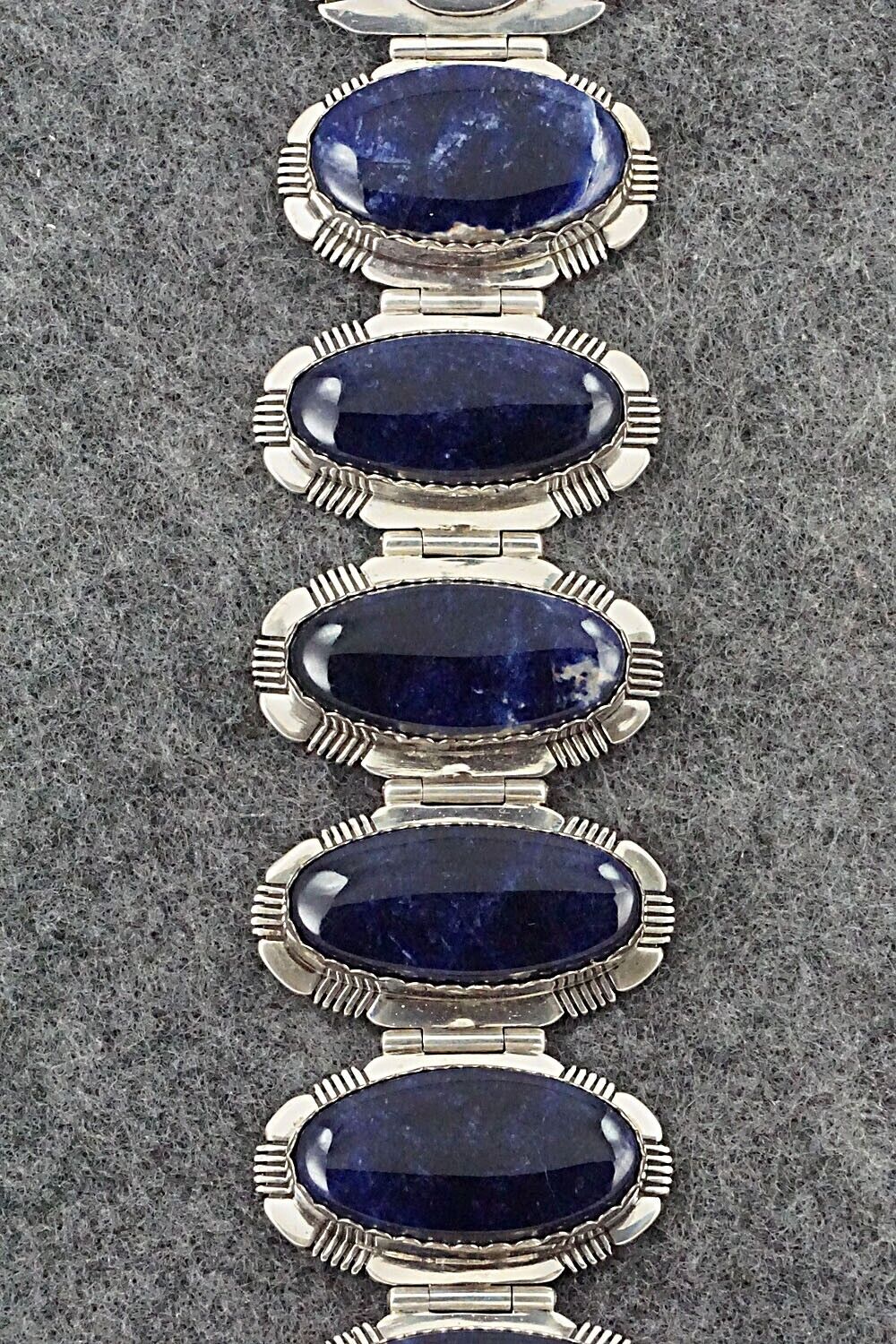 Sodalite & Sterling Silver Bracelet - Pat Bedoni
