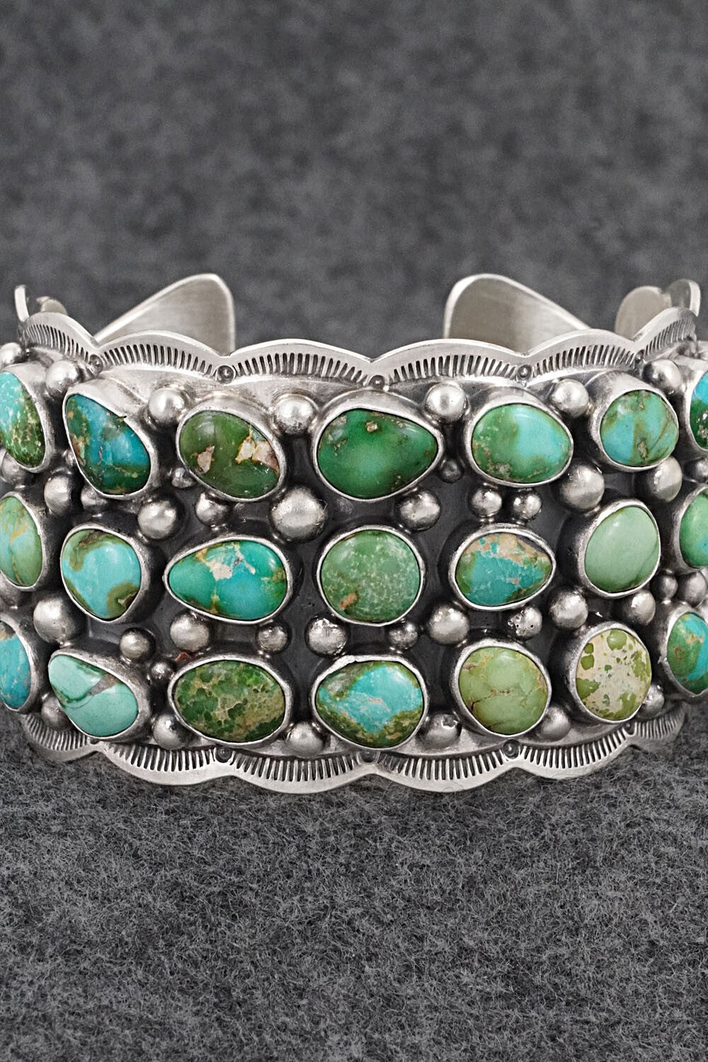 Turquoise & Sterling Silver Bracelet - Tom Lewis