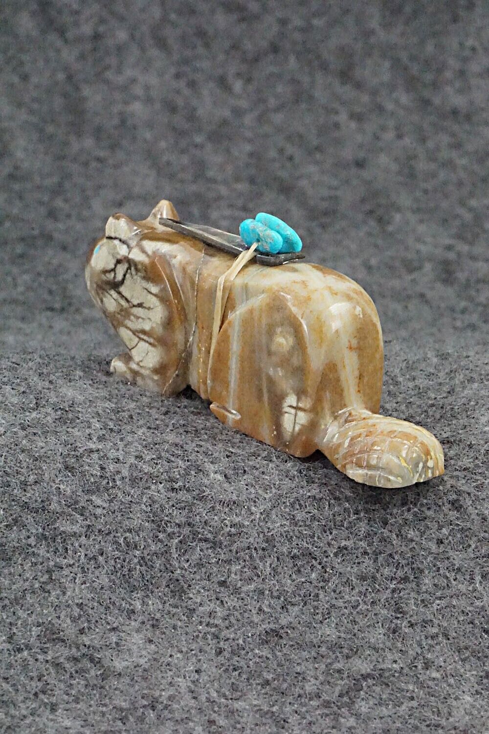 Beaver Zuni Fetish Carving - Alex Tsethlikai