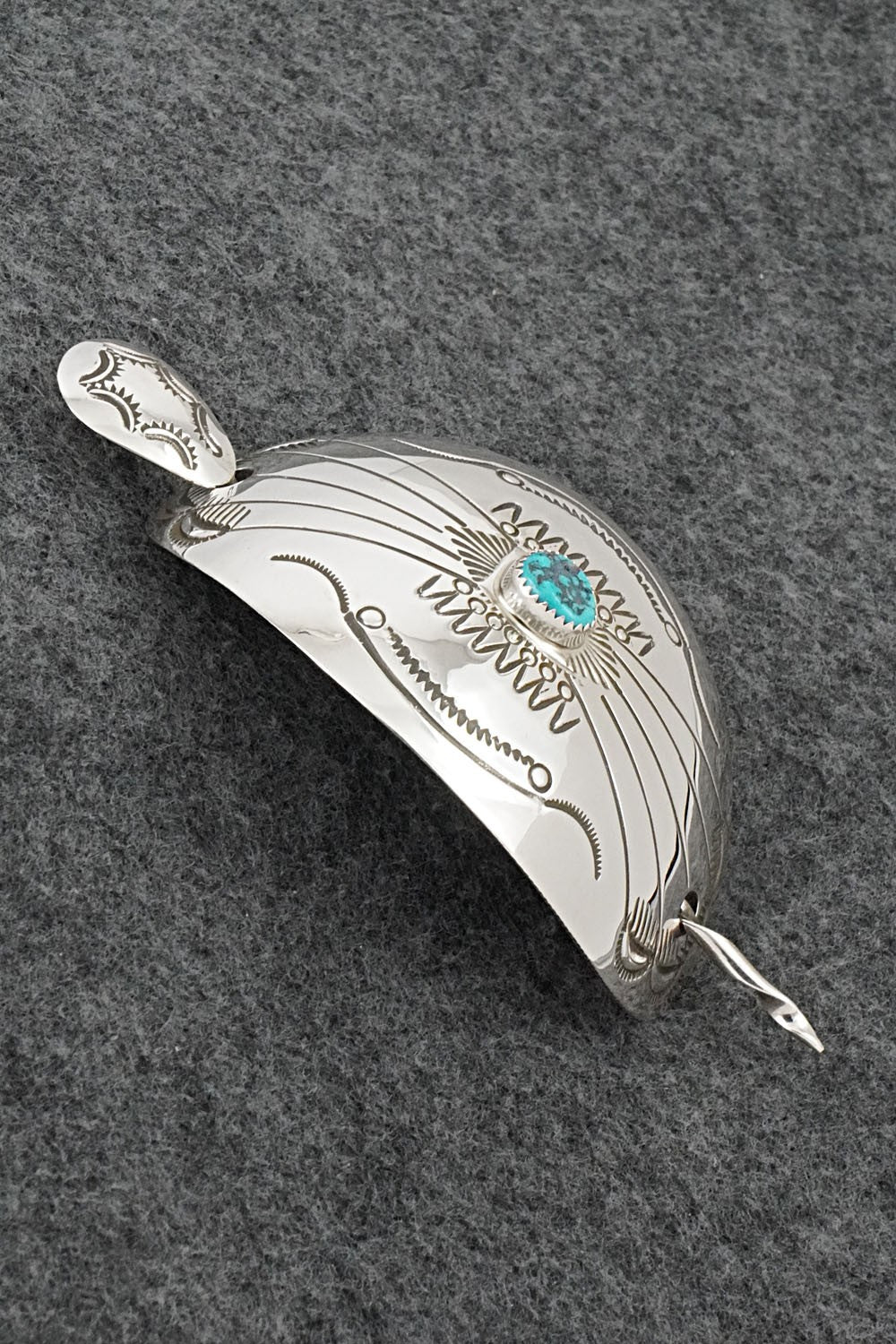 Turquoise & Sterling Silver Hair Pin - Jolene Begay