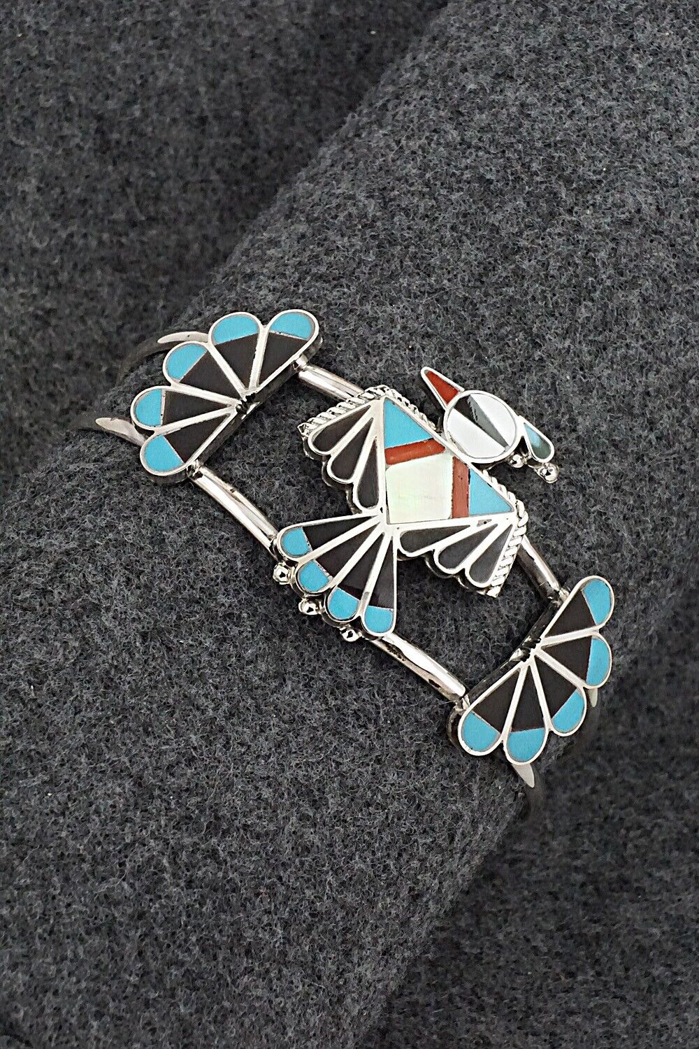 Multi-Stone & Sterling Silver Bracelet - Adrian Wallace