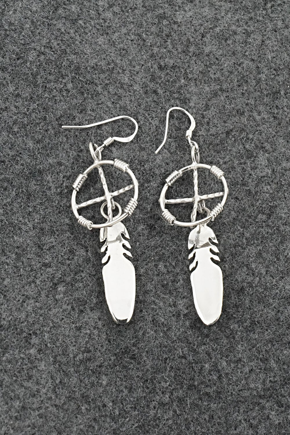 Turquoise & Sterling Silver Earrings - Sharon McCarthy