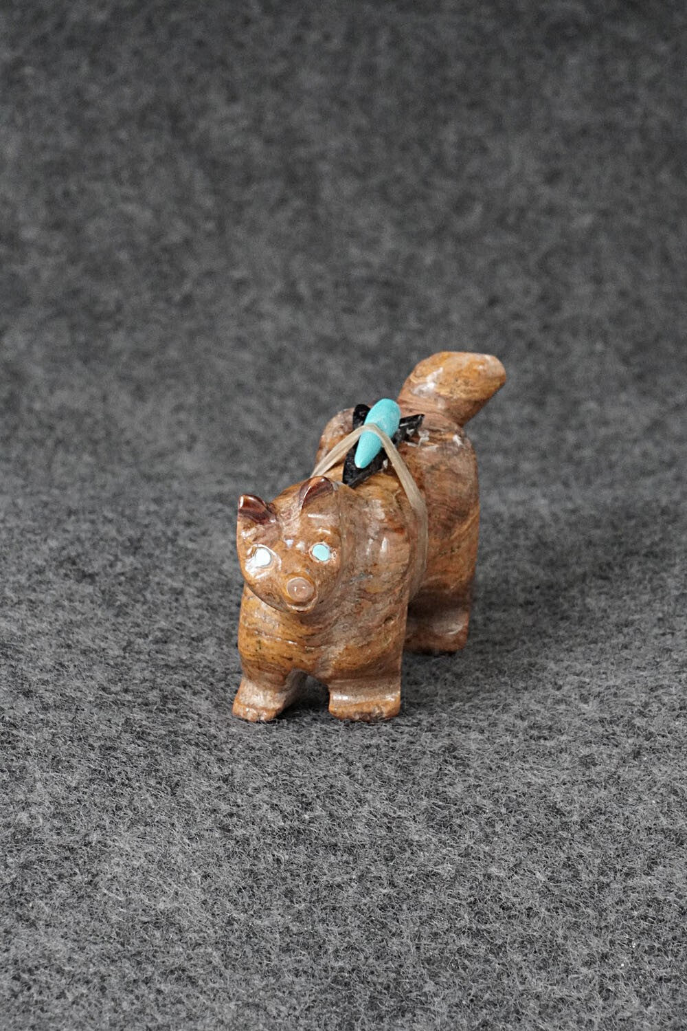 Fox Zuni Fetish Carving - Freddie Leekya