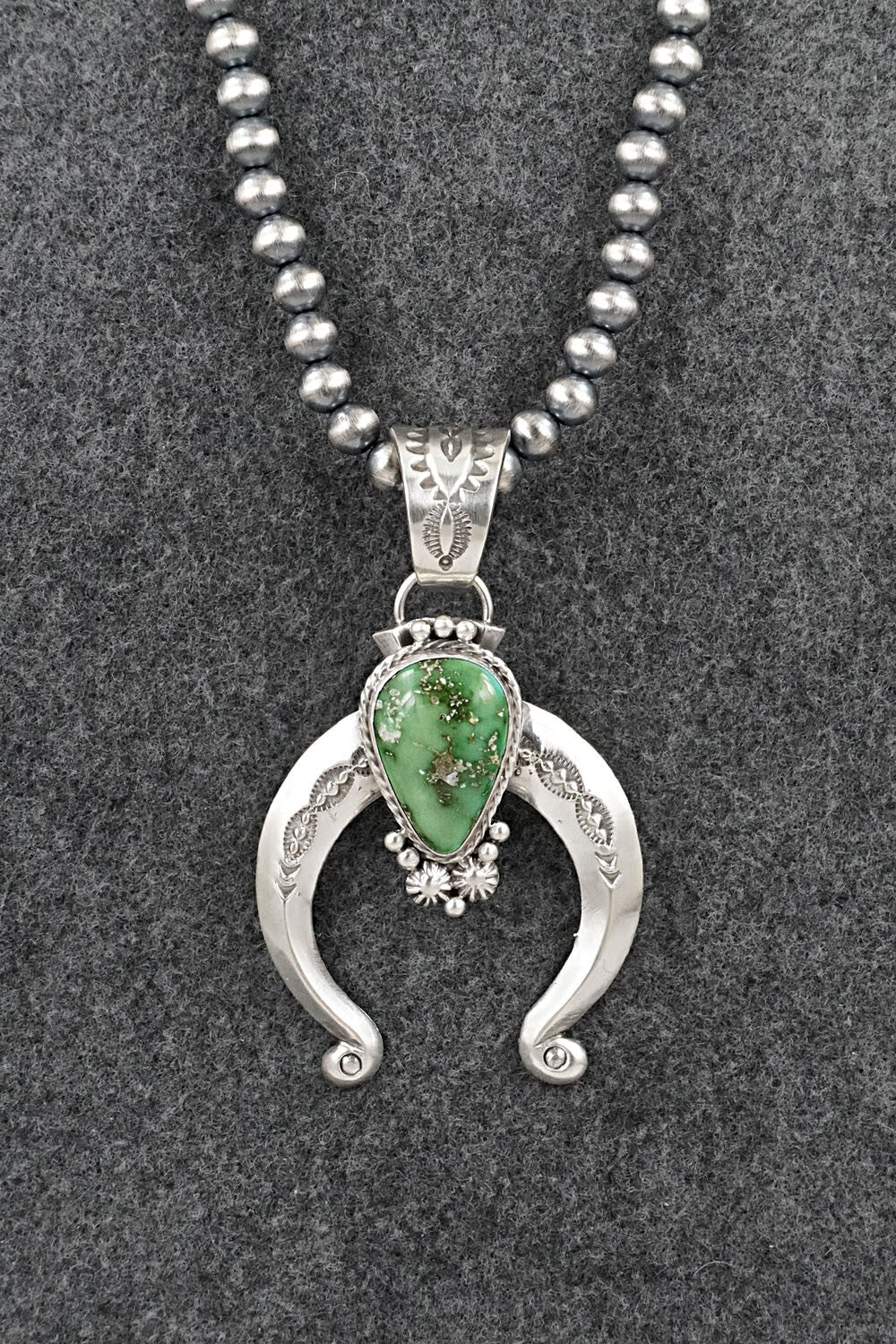Turquoise & Sterling Silver Necklace - Samuel Yellowhair