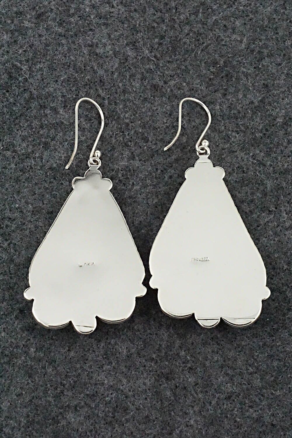 Turquoise & Sterling Silver Earrings - Lucinda Linkin