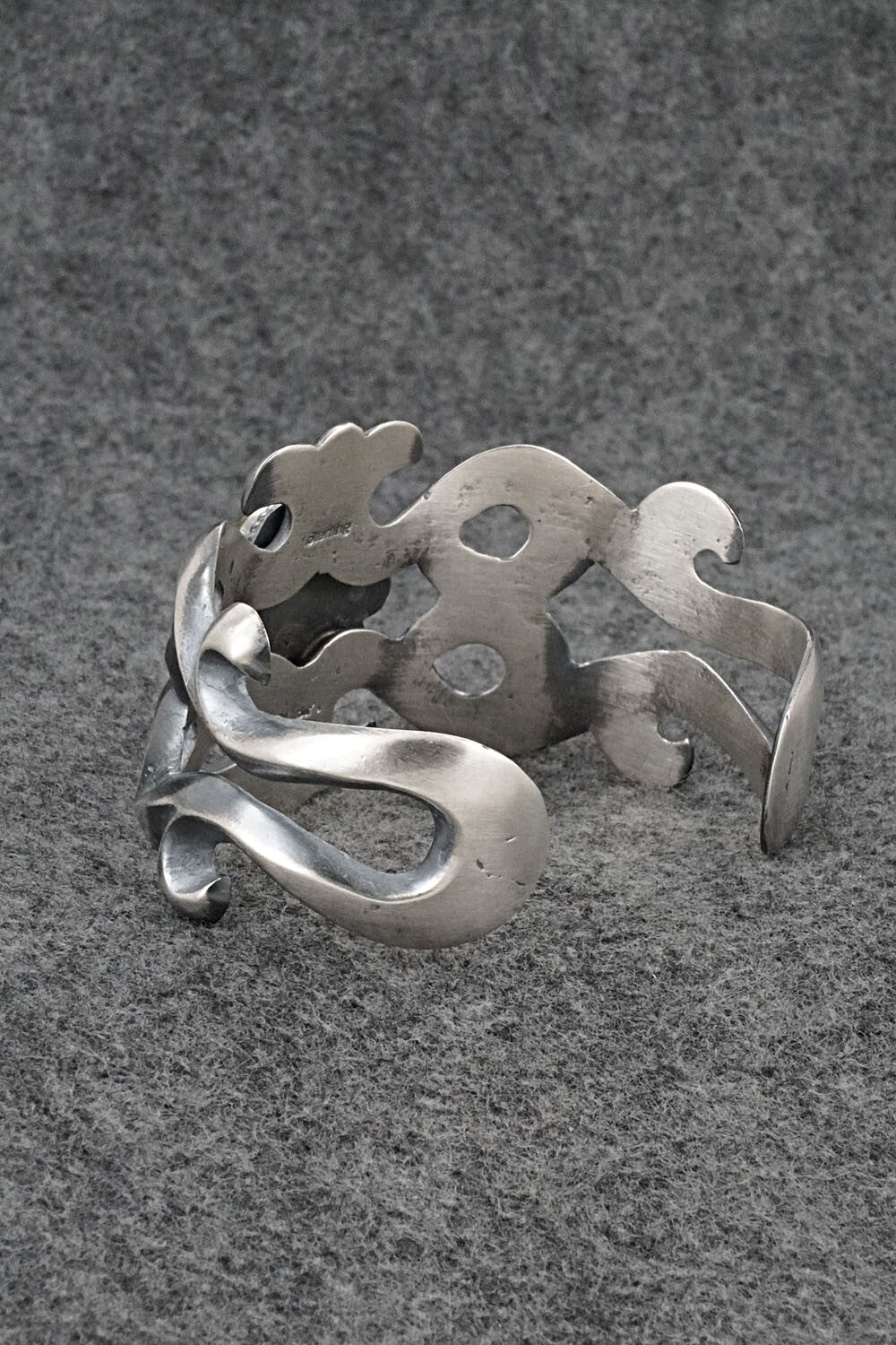 Turquoise & Sterling Silver Bracelet - Harrison Bitsue