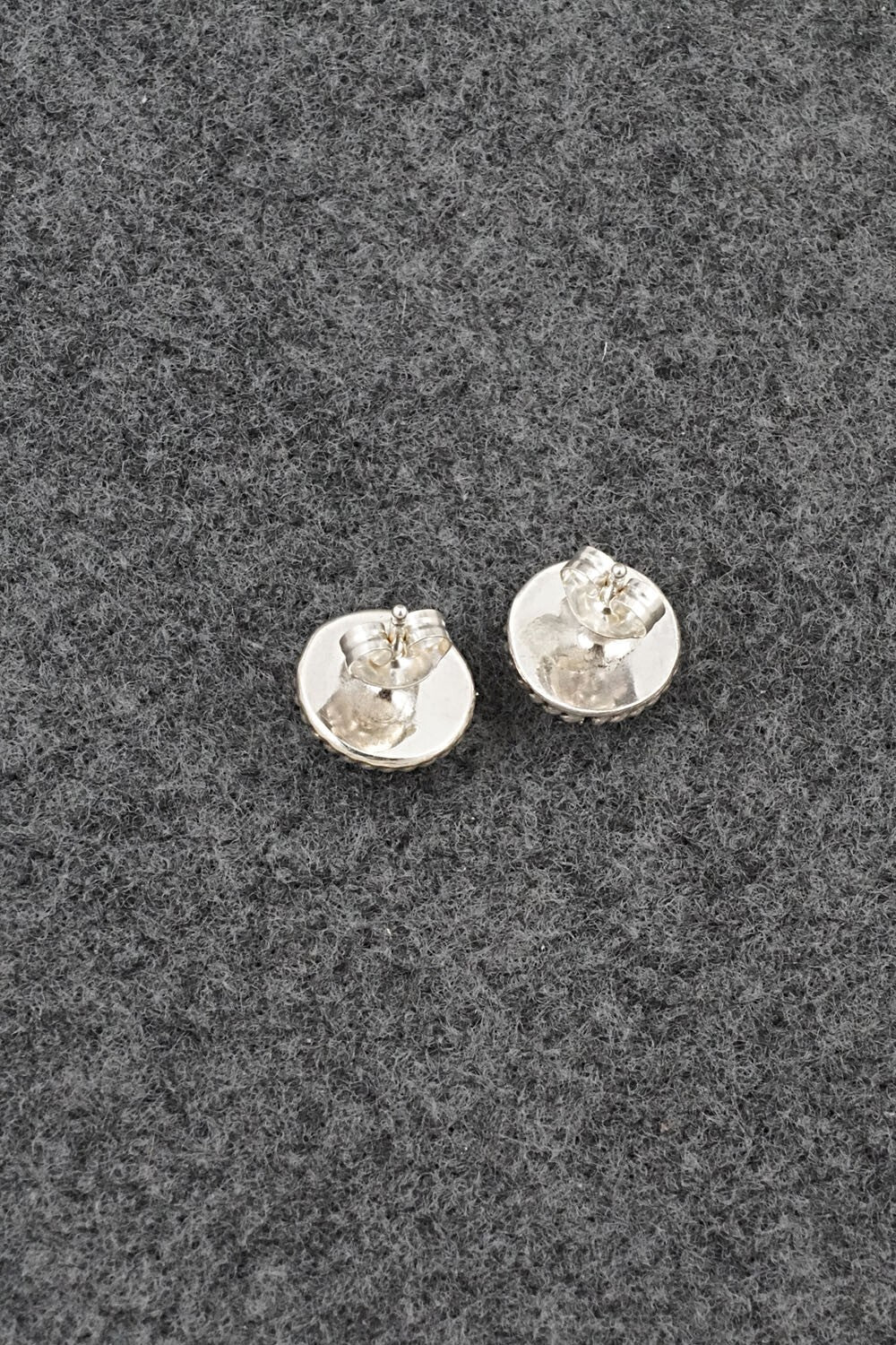 Turquoise & Sterling Silver Earrings - Kenneth Hughte