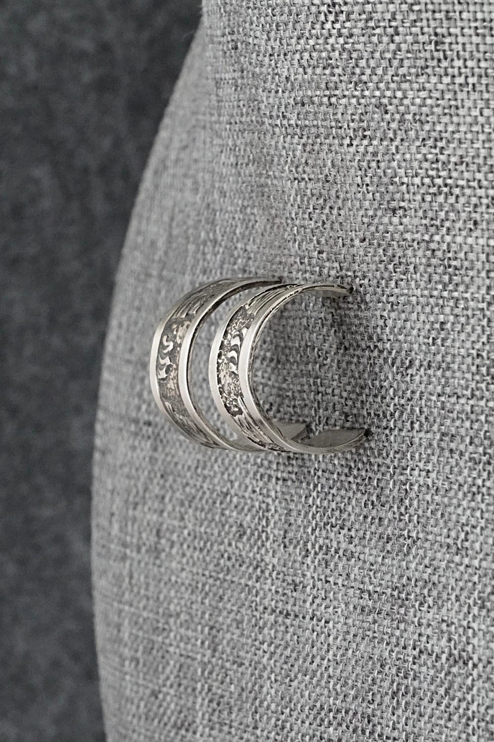 Sterling Silver Hoop Earrings - Elaine Becenti