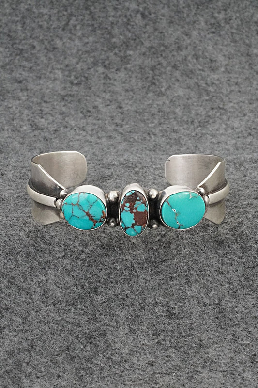 Turquoise & Sterling Silver Bracelet - Darrin Livingston