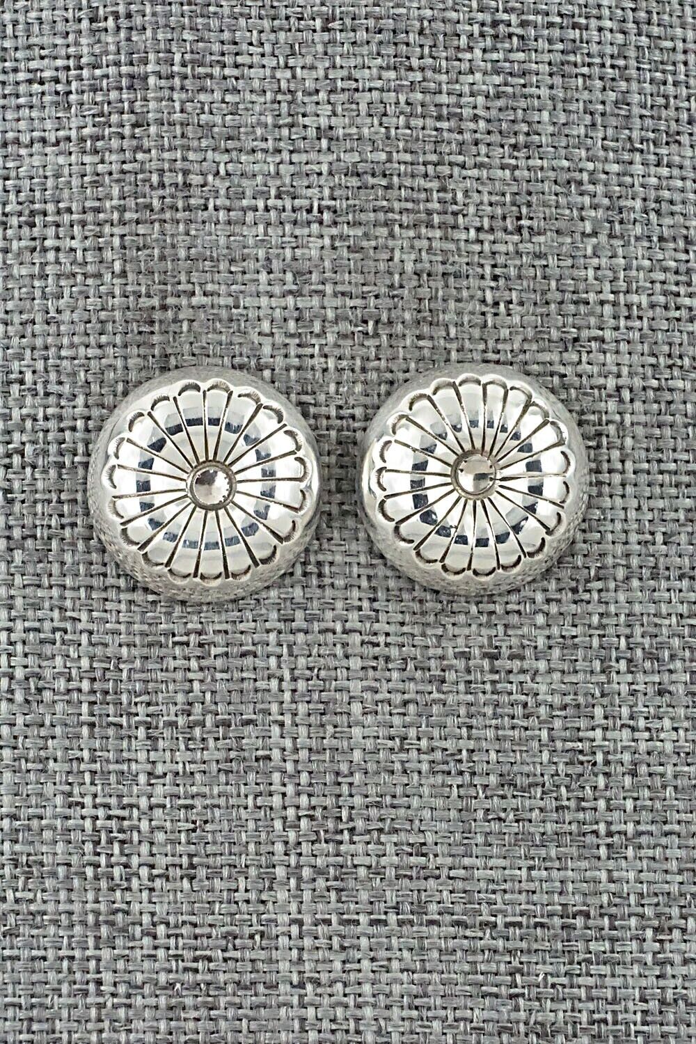 Sterling Silver Earrings - Marie Yazzie