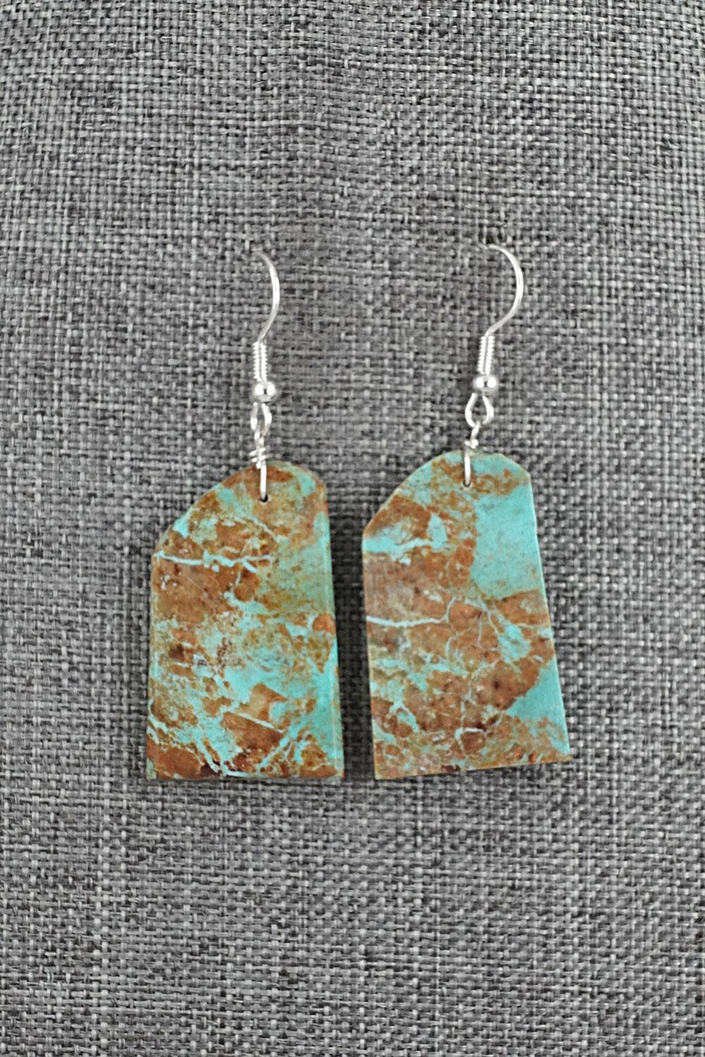 Turquoise & Sterling Silver Earrings - Tammy Nolcot
