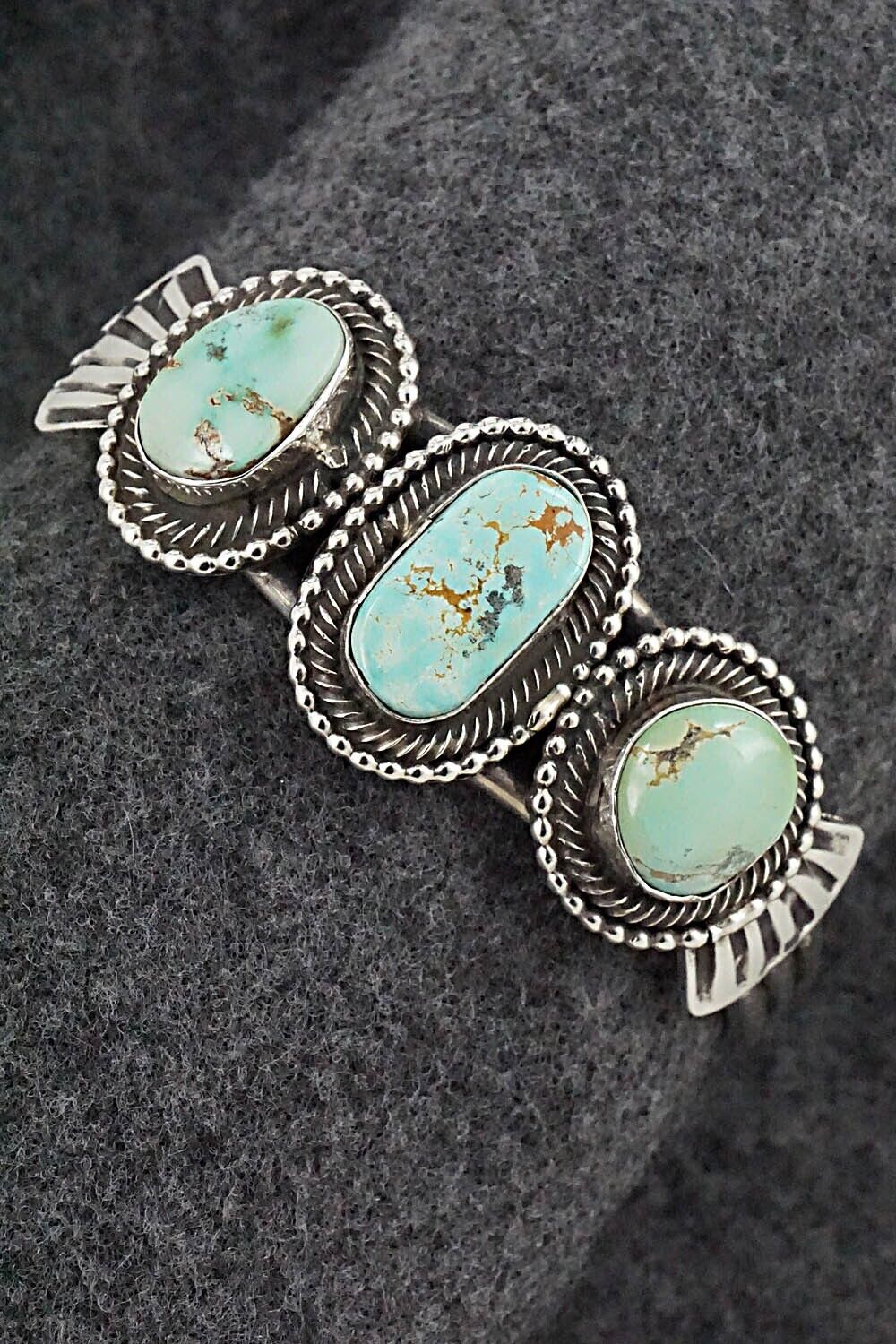 Turquoise & Sterling Silver Bracelet - Jess Martinez
