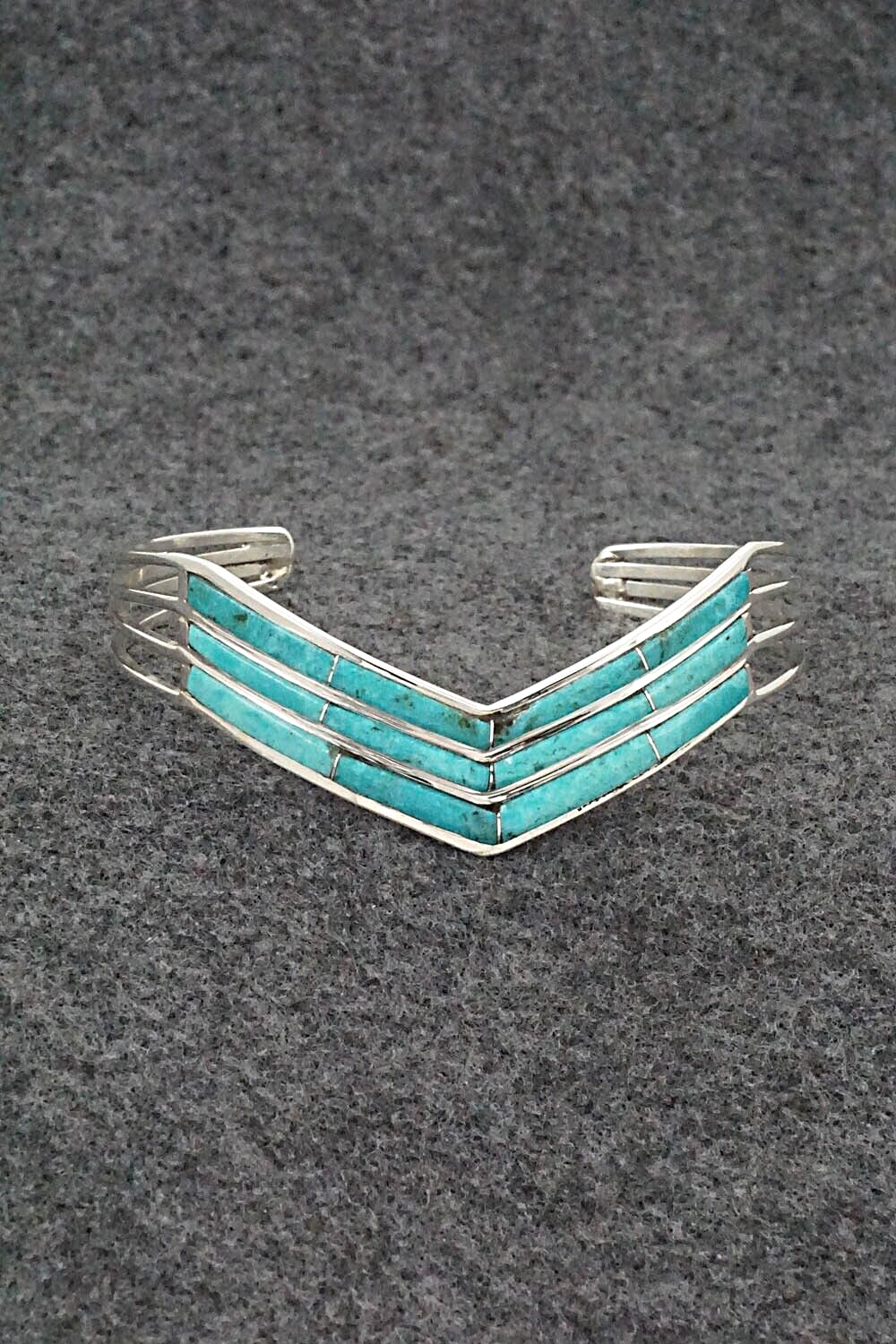 Turquoise & Sterling Silver Bracelet - Jamie Johnson