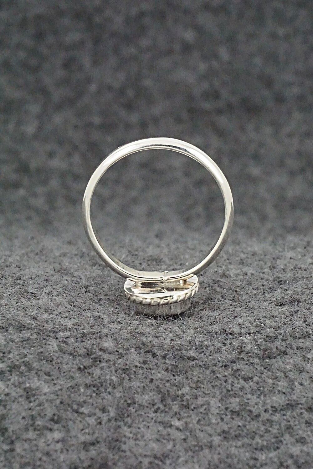 Multi-Stone & Sterling Silver Ring - Delbert Kallestewa Jr. - Size 9.5