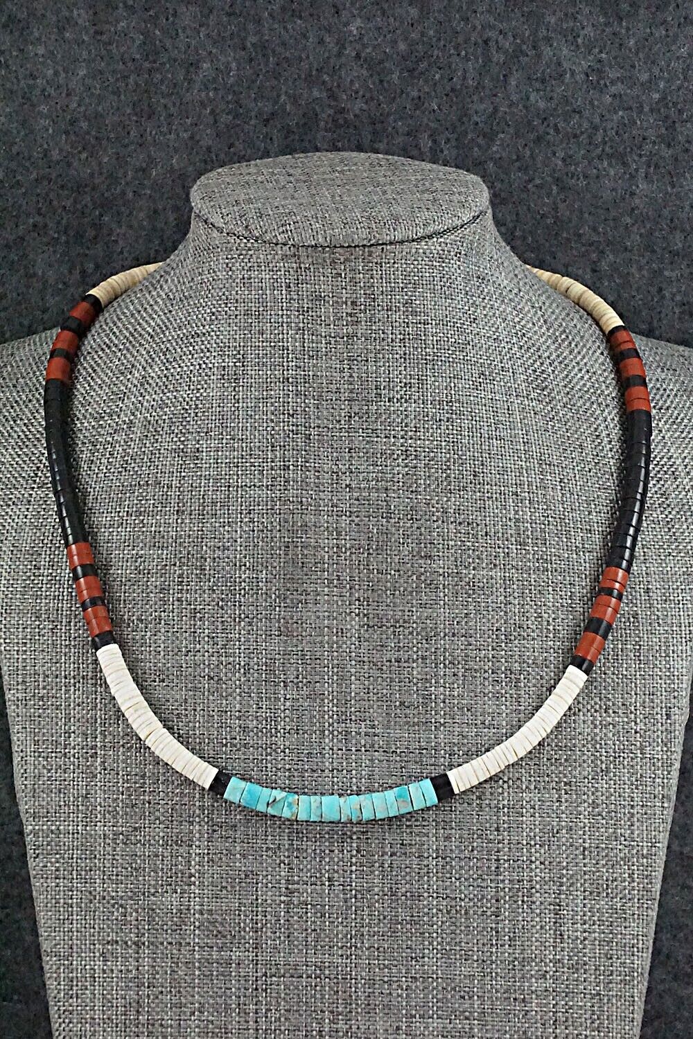 Multi-Stone & Sterling Silver Necklace - Torevia Crespin
