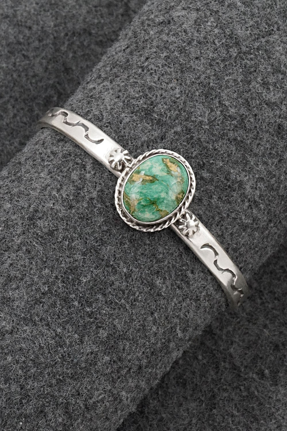Turquoise & Sterling Silver Bracelet - Samuel Yellowhair