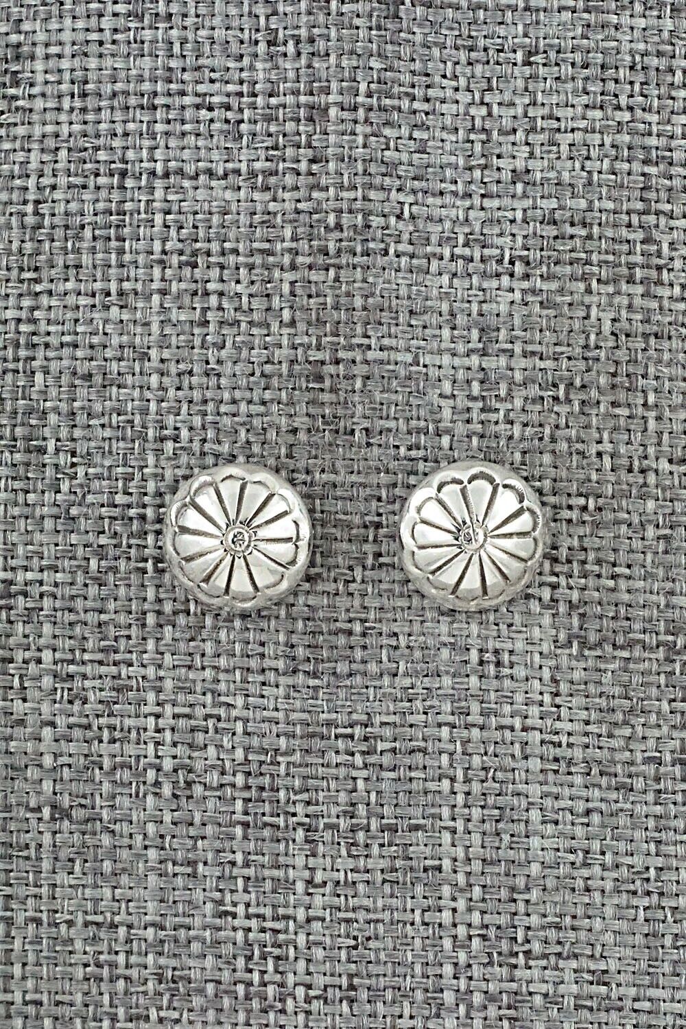 Sterling Silver Earrings - Marie Yazzie