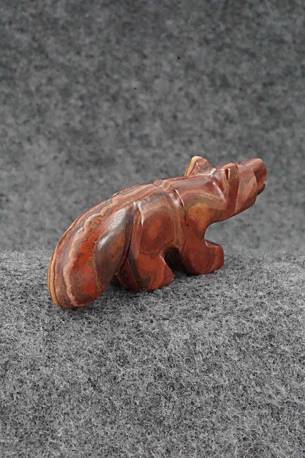 Wolf Zuni Fetish Carving - Reynold Lunasee