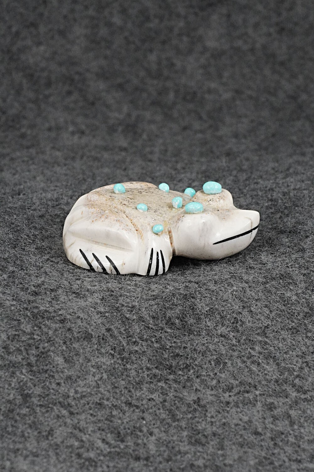 Frog Zuni Fetish Carving - Claudia Peina