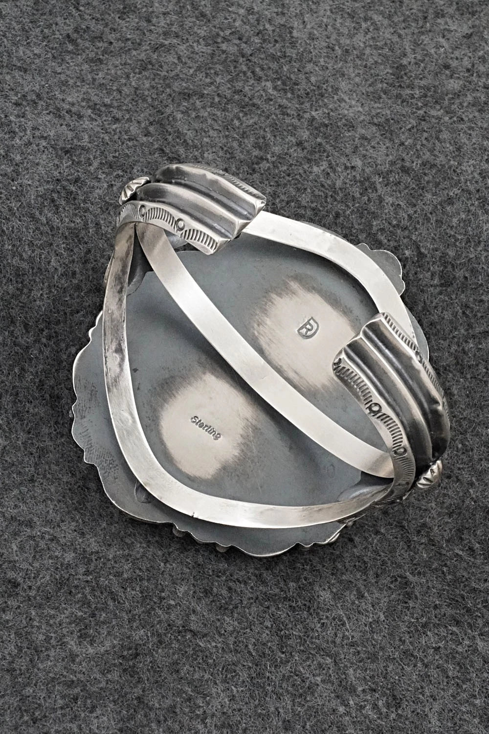 Turquoise & Sterling Silver Bracelet - Raymond Delgarito