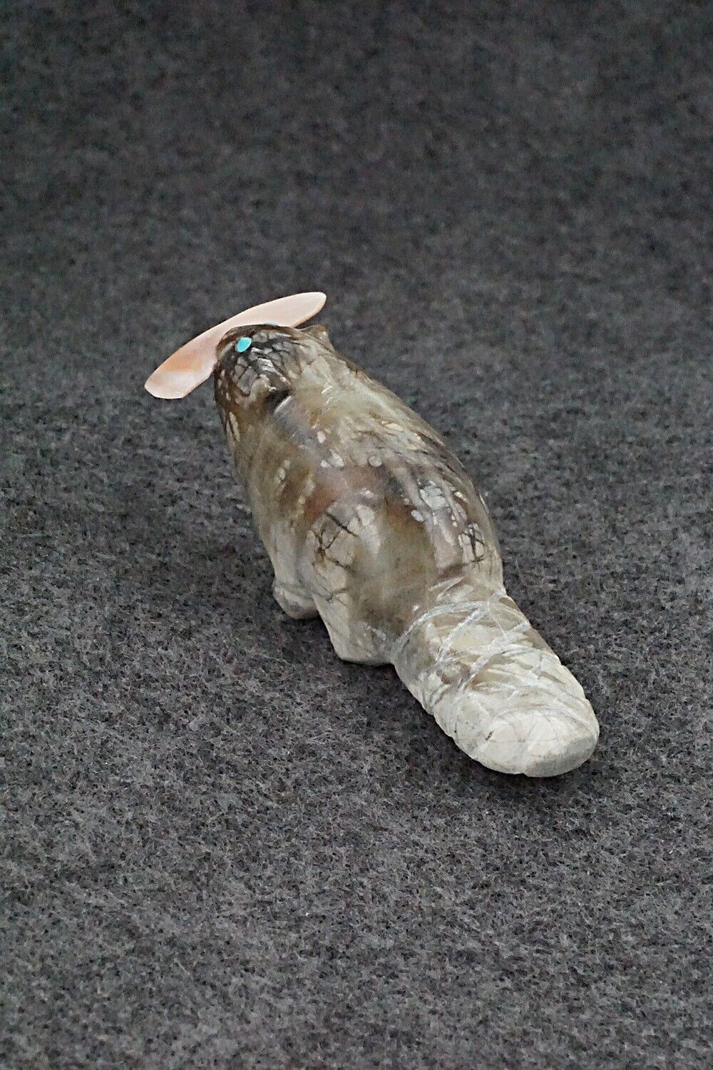 Beaver Zuni Fetish Carving - Delvin Leekya