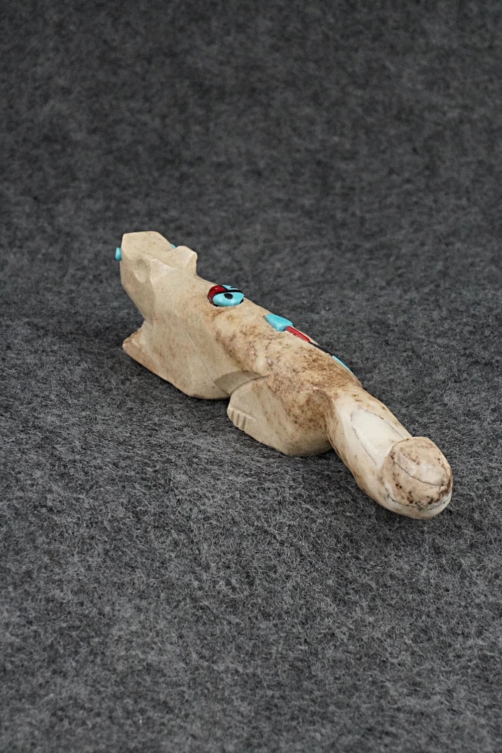 Mountain Lion Zuni Fetish Carving - Danette Laate